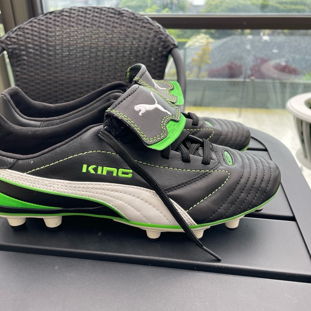 Puma King boots.